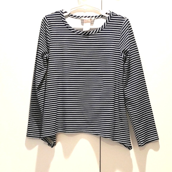 Btween long sleeve stripe girl top, size 6x - Picture 2 of 5